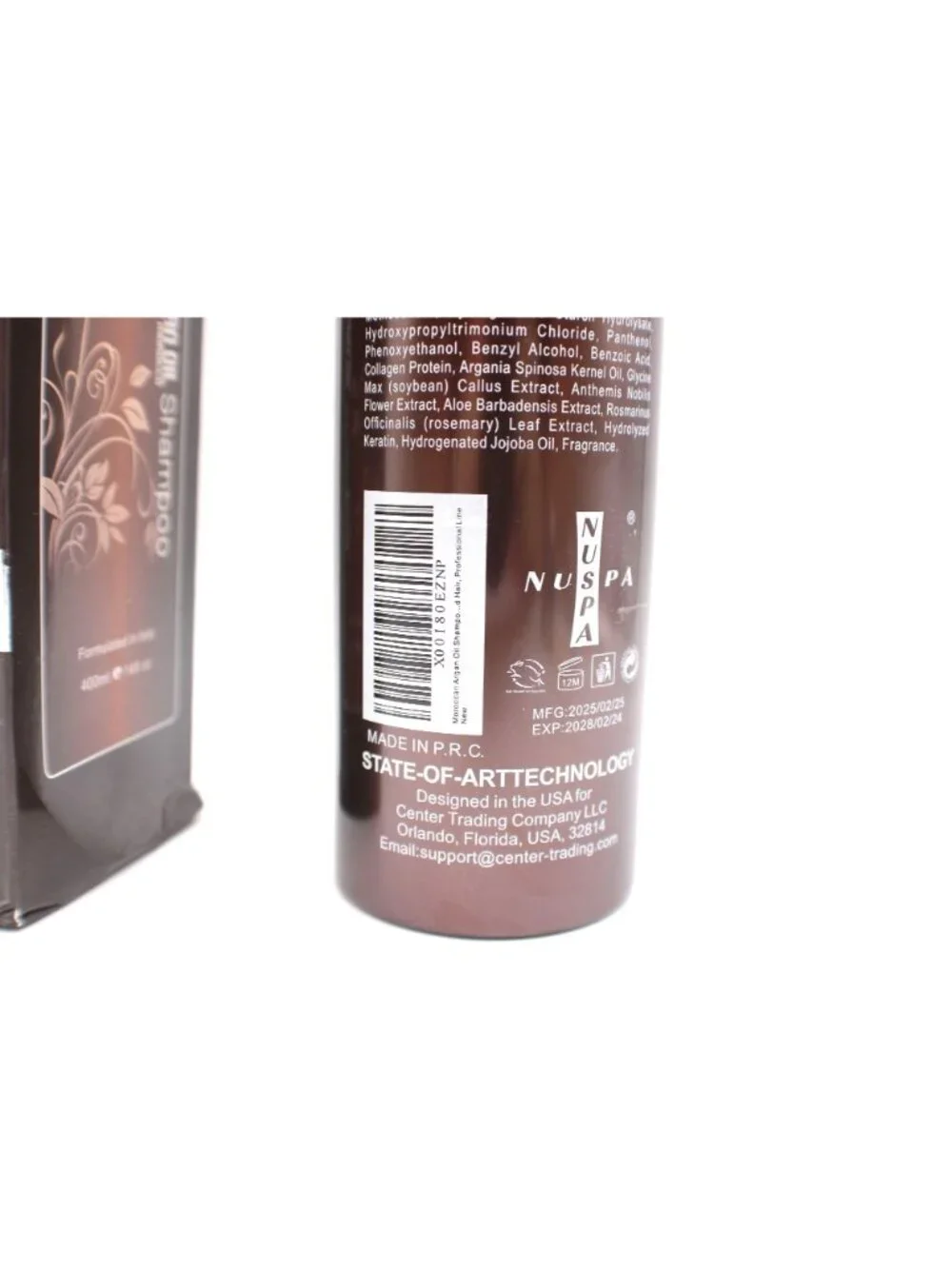 Bingo Hair Care Argan Oil Shampoo 14oz Formulated In Italy Gentle Nourishing For